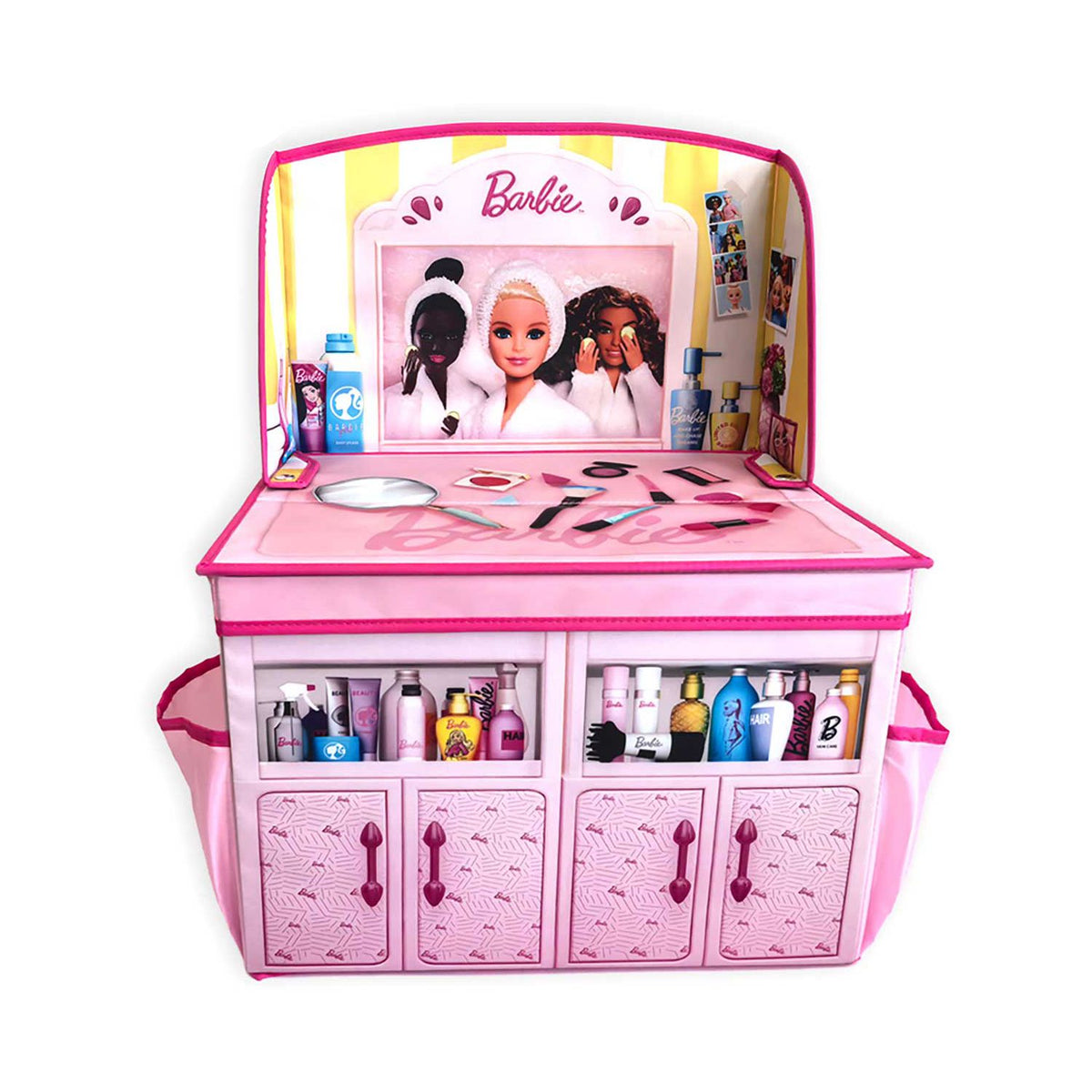 Barbie toy vanity storage 2 in 1 foldable, imported from the UK