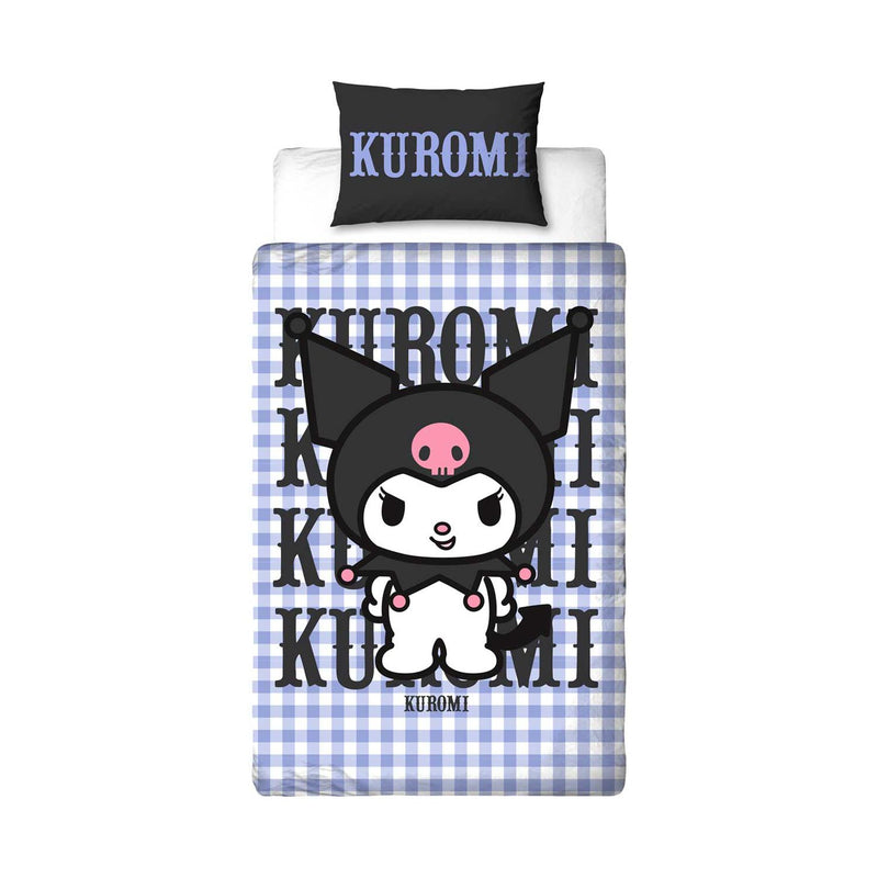 Hello Kitty Kuromi bedding set single, UK version