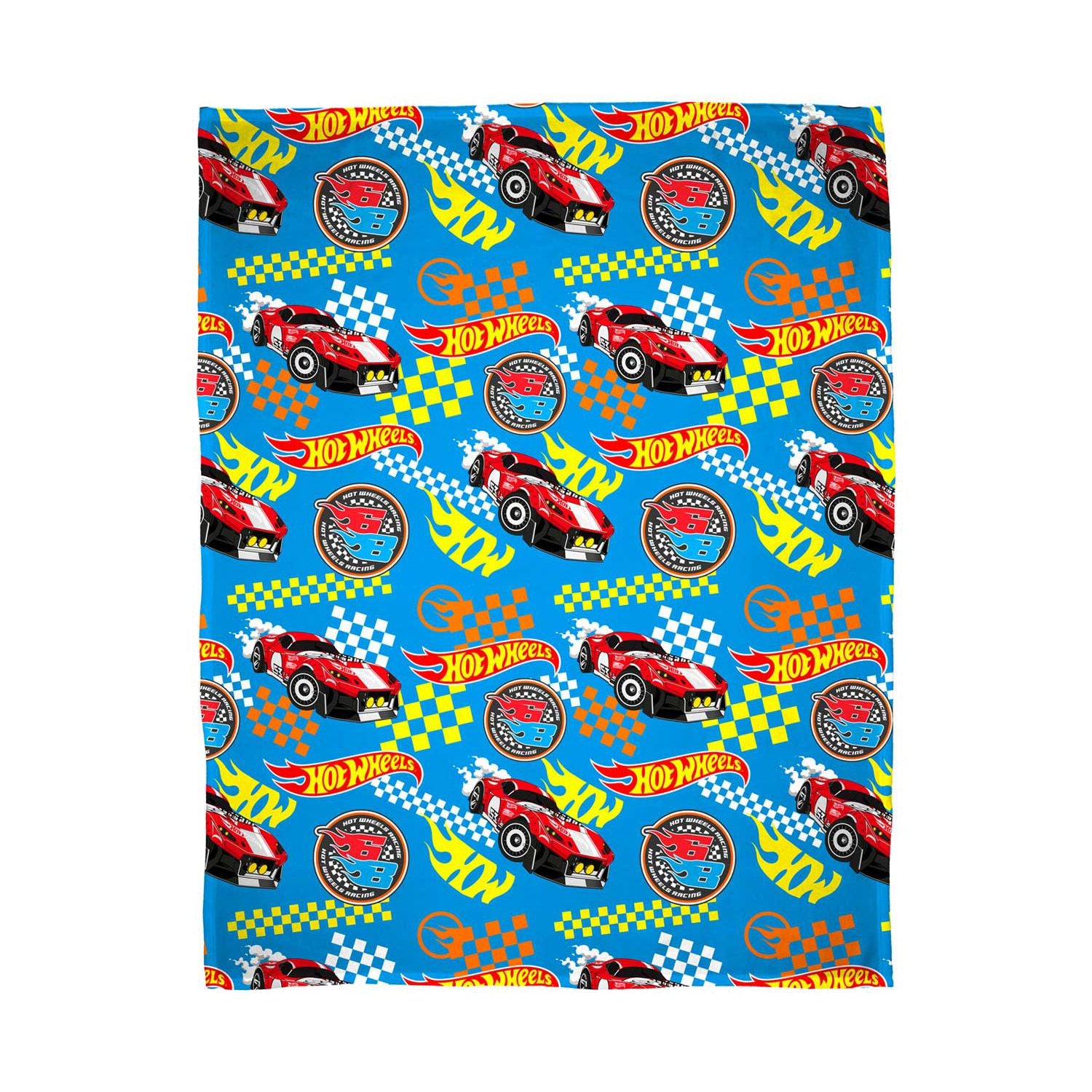 Hotwheels Flame fleece blanket 100x150cm, UK version