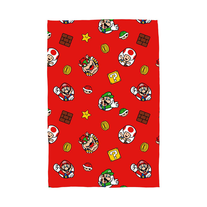 Nintendo Super Mario fleece blanket 100x150cm - British product