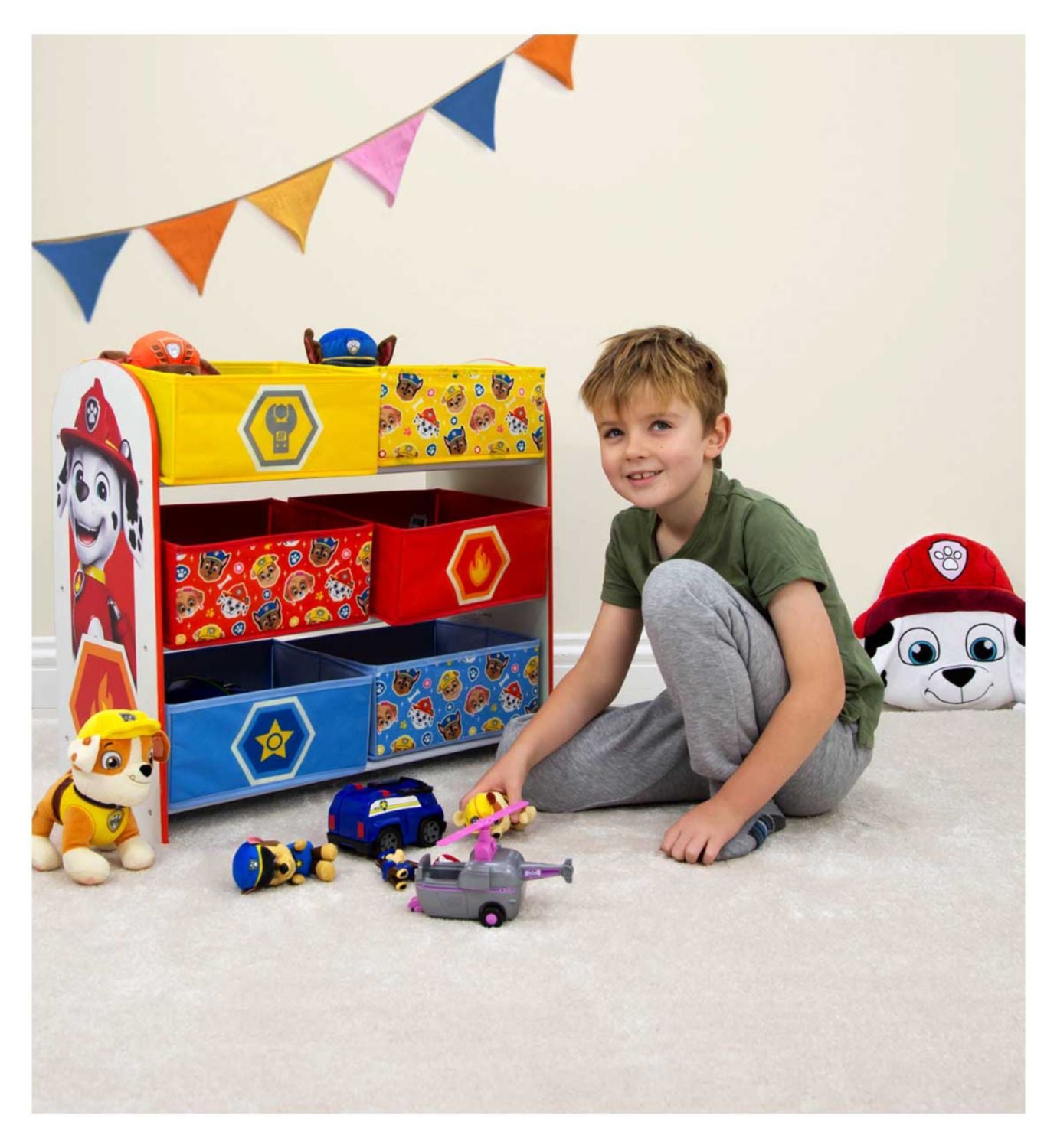 Paw Patrol multi-drawer storage unit 60x63x30cm, UK version