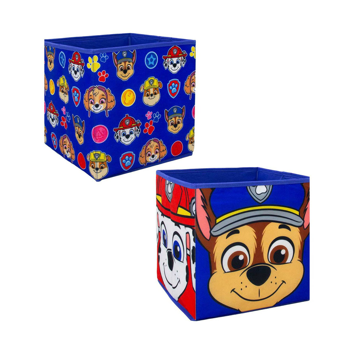 Paw Patrol Faces storage box 2 pack 30cm - British product