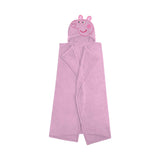 Peppa Pig hooded fleece blanket with 3D ears - British product