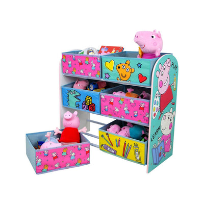 Boots Peppa Pig Playful Multi Storage Unit Children's Multi-Drawer Storage Unit 60 x 63.5 x 30cm- Buy online at McGrocer