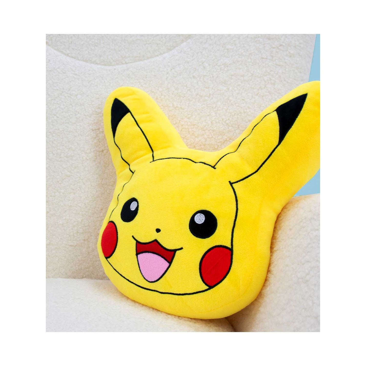 Pokemon Pikachu shaped cushion 35cm, imported from the UK