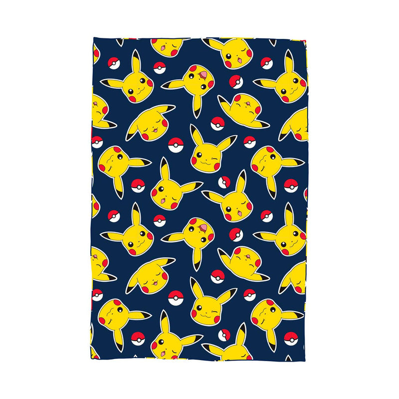 Pokemon fleece blanket Pikachu pattern 100x150cm, imported from the UK