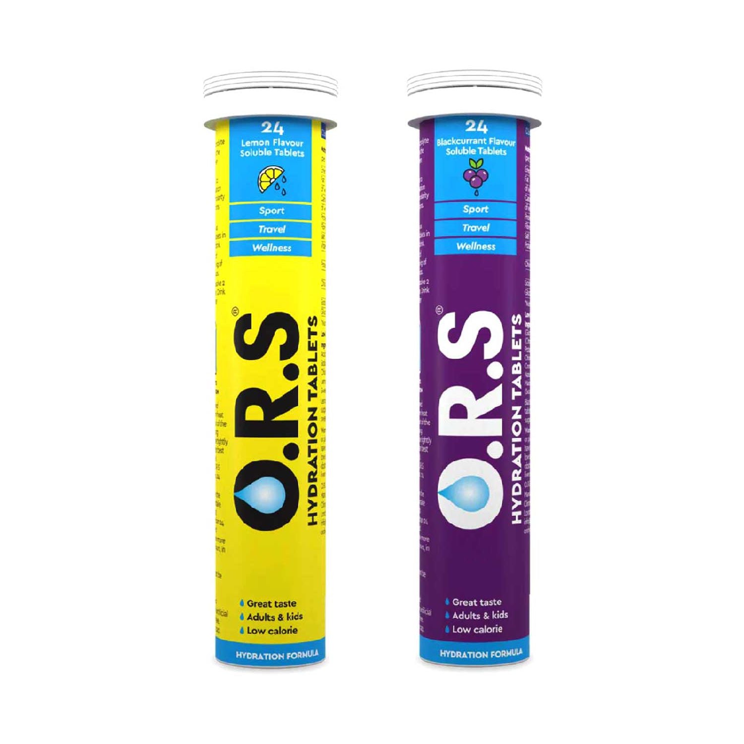 ORS Blackcurrant Lemon hydration bundle, UK version