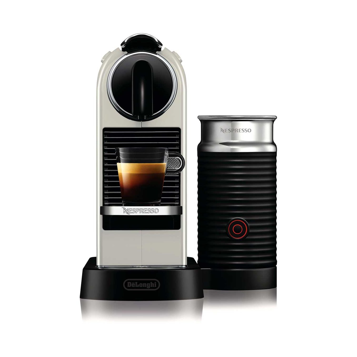 De'Longhi Nespresso Citiz coffee machine with Aeroccino white, imported from the UK