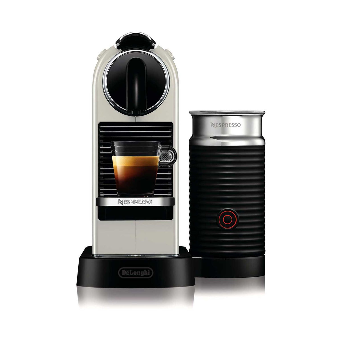 De'Longhi Nespresso Citiz coffee machine with Aeroccino white, imported from the UK