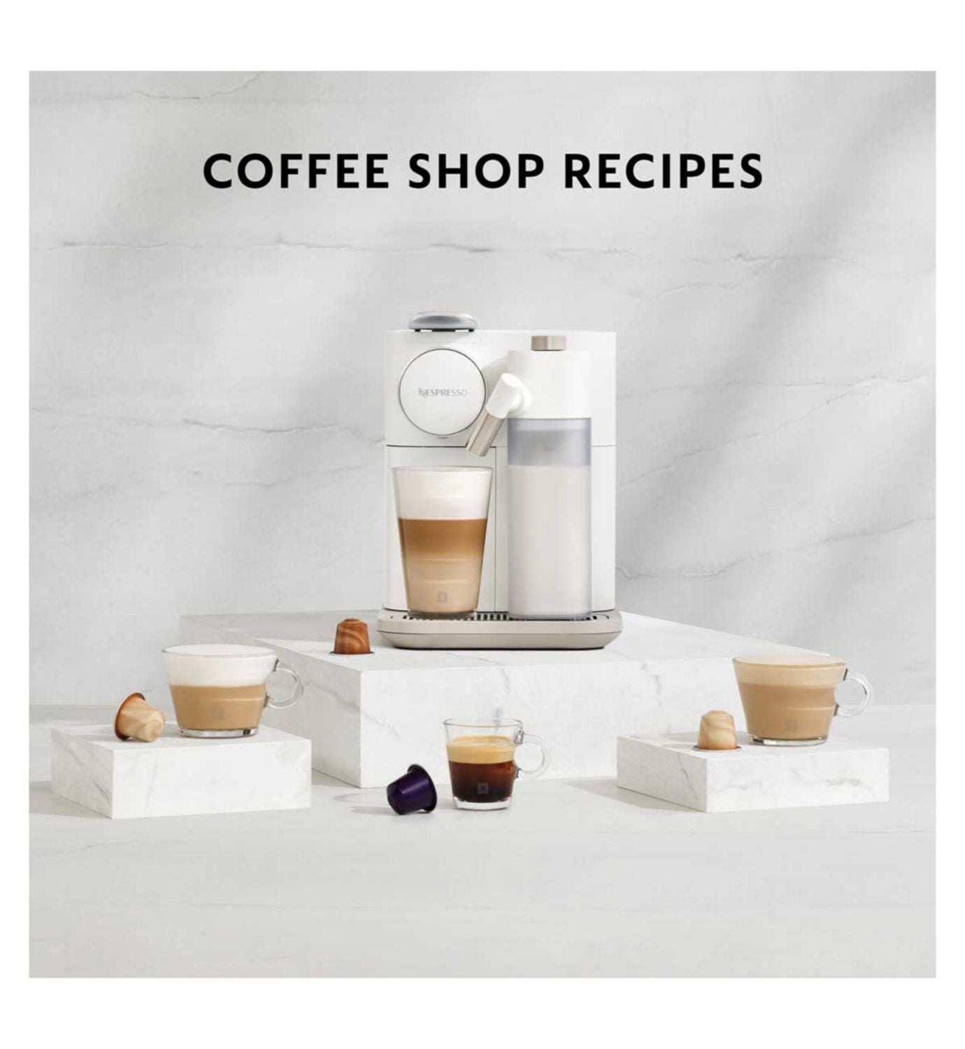 De'Longhi Nespresso Gran Lattissima white coffee machine, imported from the UK