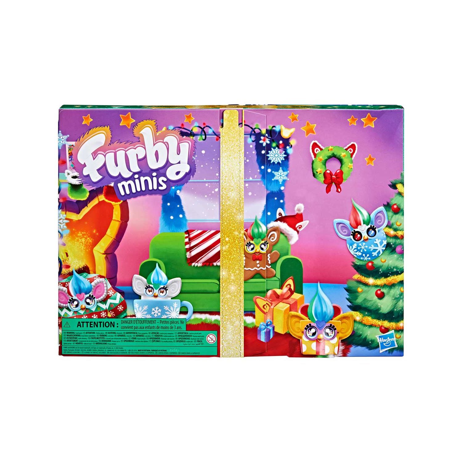 Furby Minis advent calendar with 24 toy surprises - British product