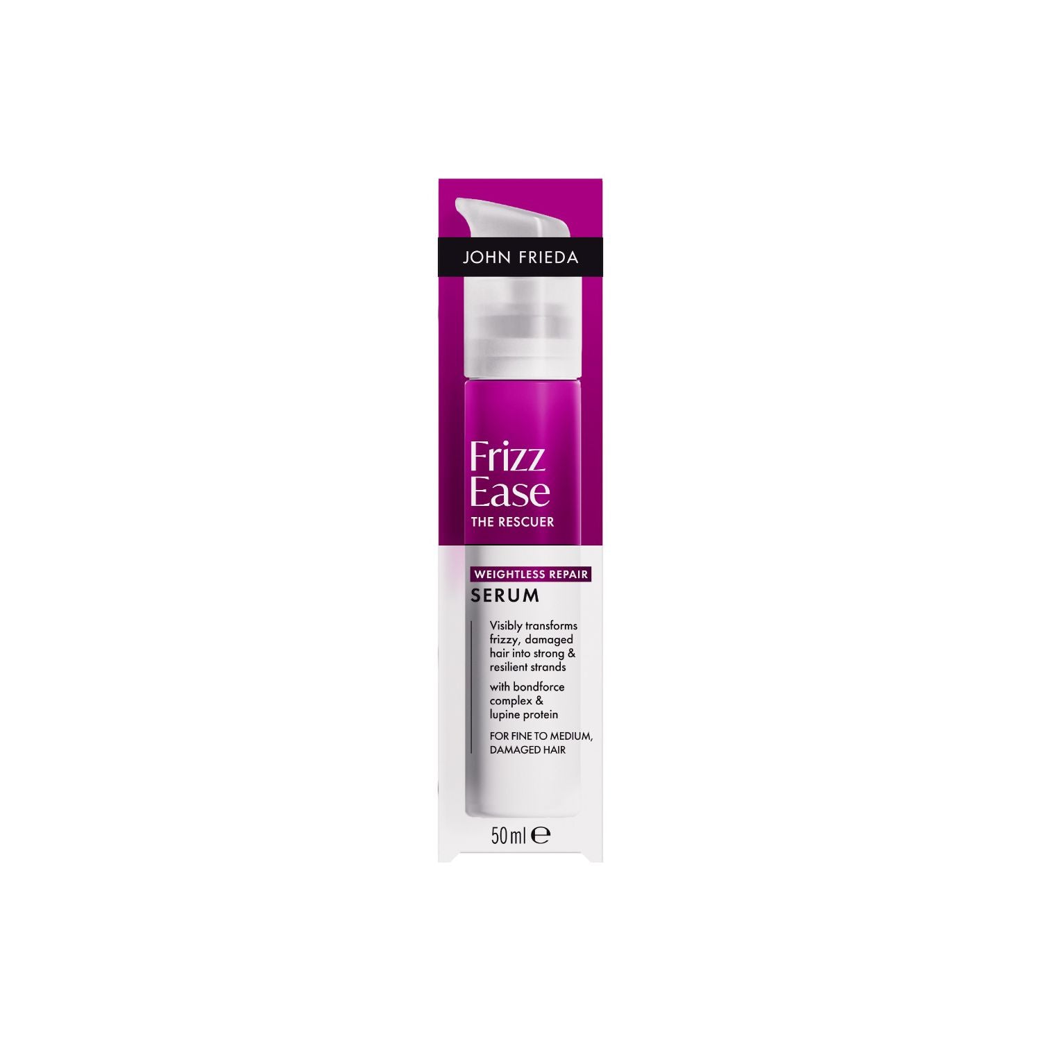 John Frieda Frizz Ease Rescuer Lightweight hair serum 50ml (British brand)