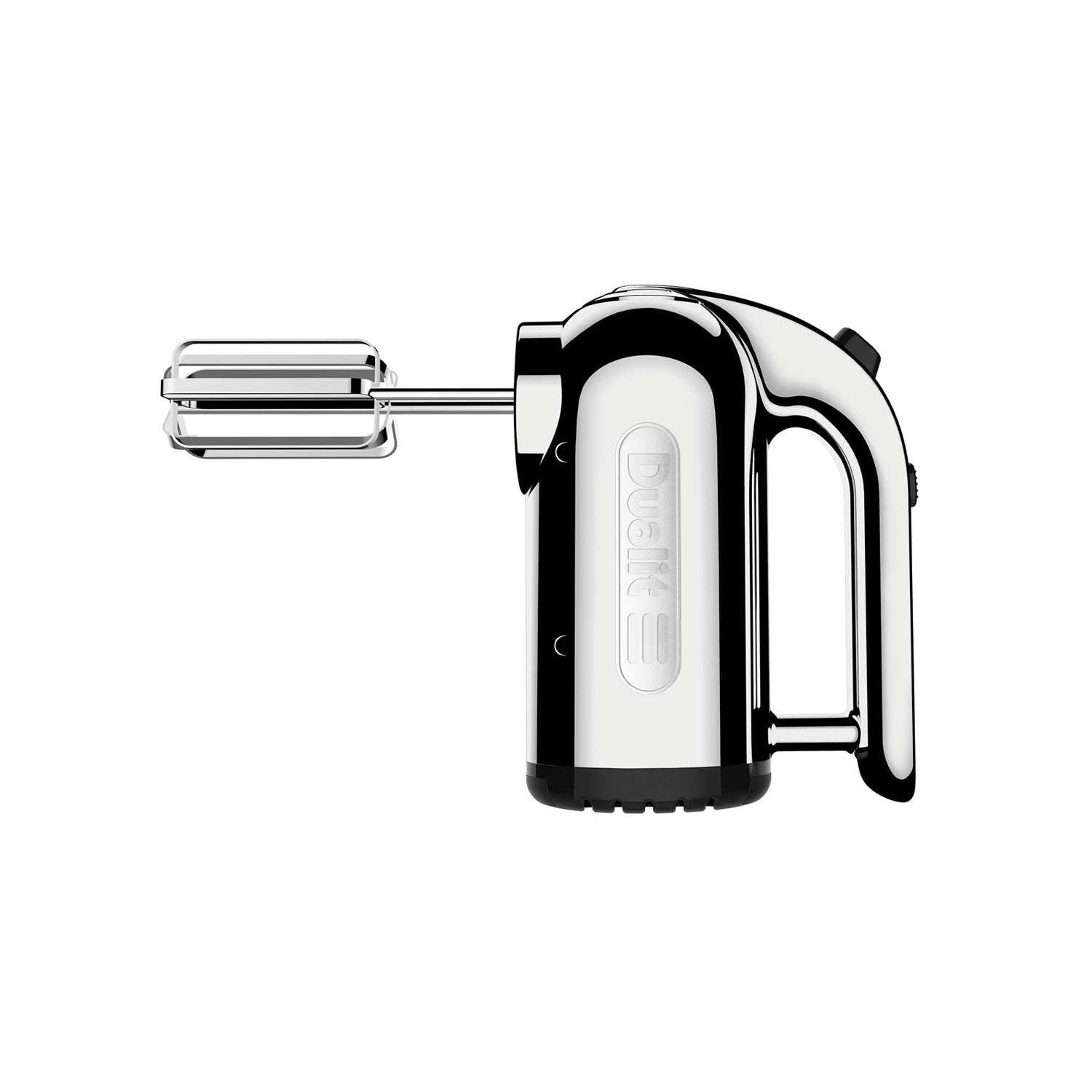 Dualit hand mixer chrome with beaters and dough hooks - British product