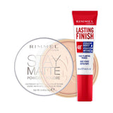 Rimmel Peach Glow powder and primer duo, imported from the UK