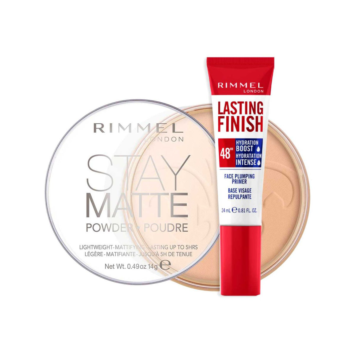 Rimmel Silky Beige powder and primer duo, UK version