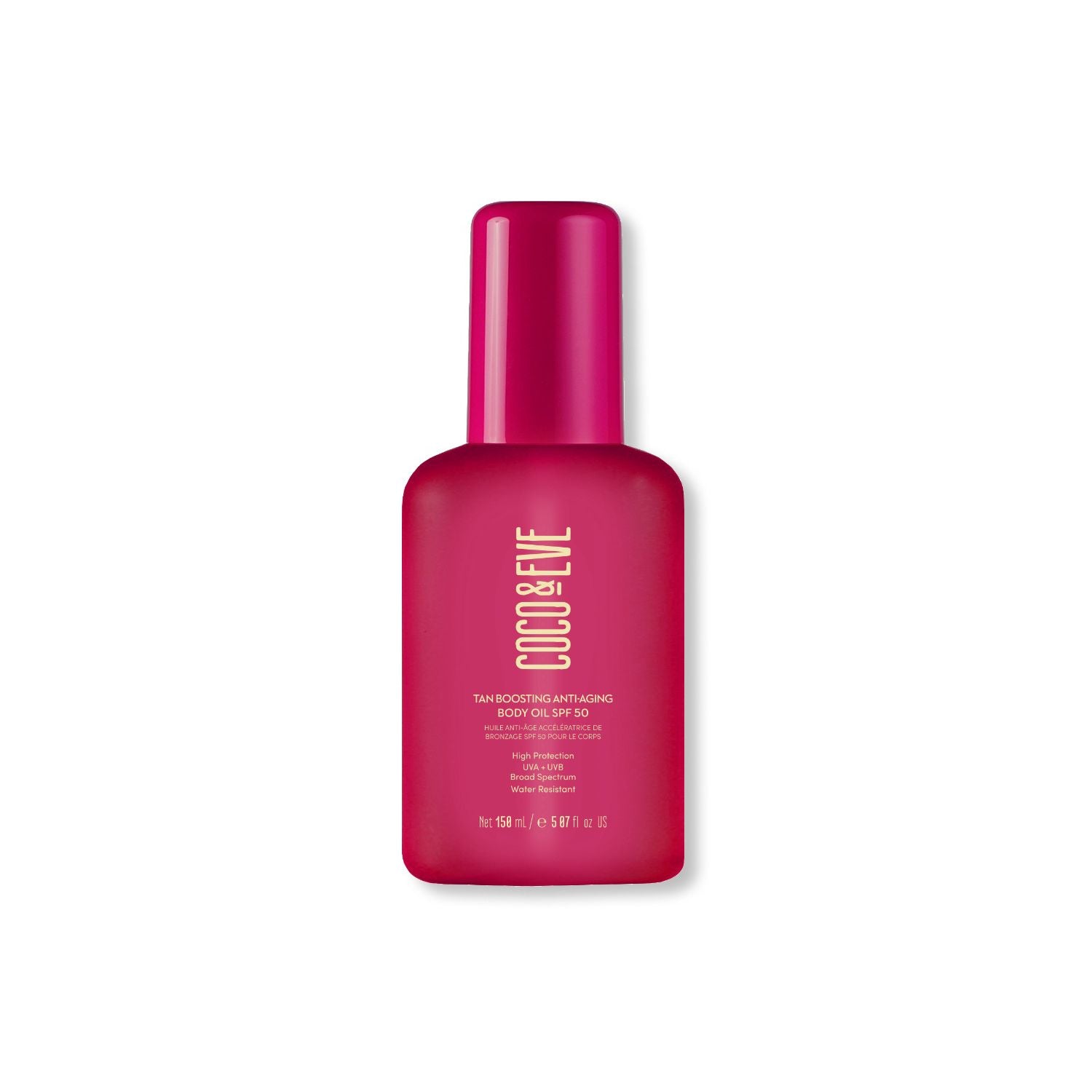 Coco & Eve tan boosting body oil SPF50 150ml (British brand)