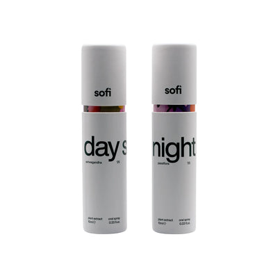 Boots sofi Night & Day Duo Oral Spray for Sleep & Stress Passiflora & Ashwagandha 10ml x2- Buy online at McGrocer