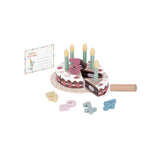 Tooky Toy wooden birthday cake set for kids - British product