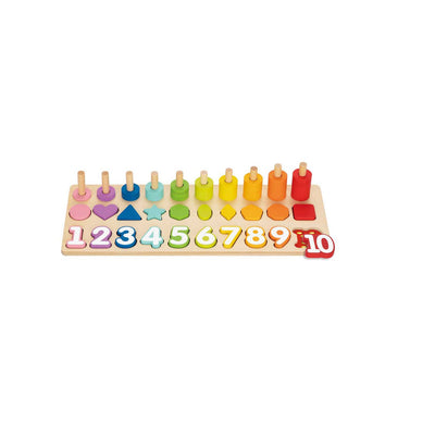 Boots Tooky Toy Wooden Counting Stacker- Buy online at McGrocer