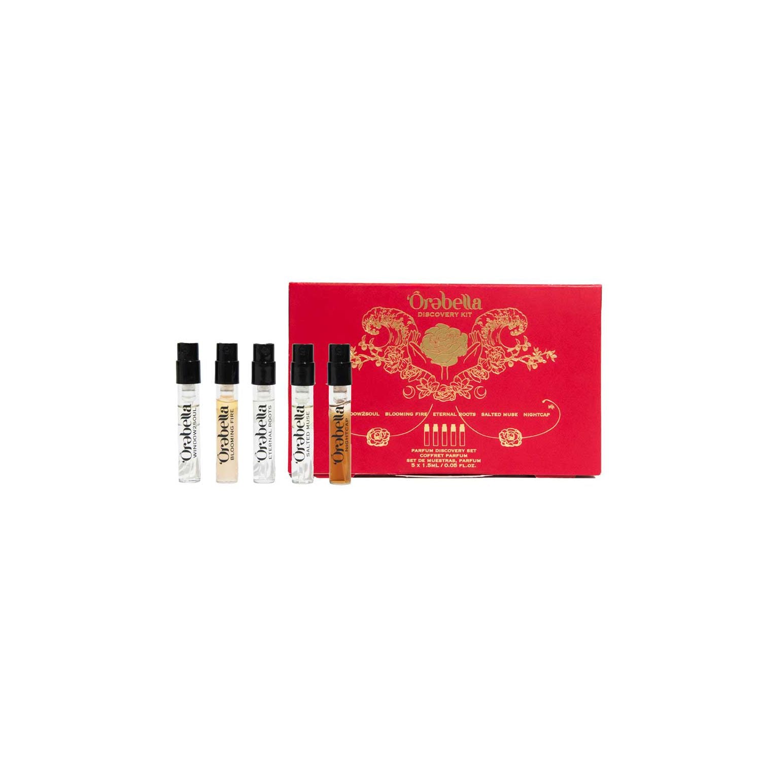 Orebella fragrance discovery set, imported from the UK