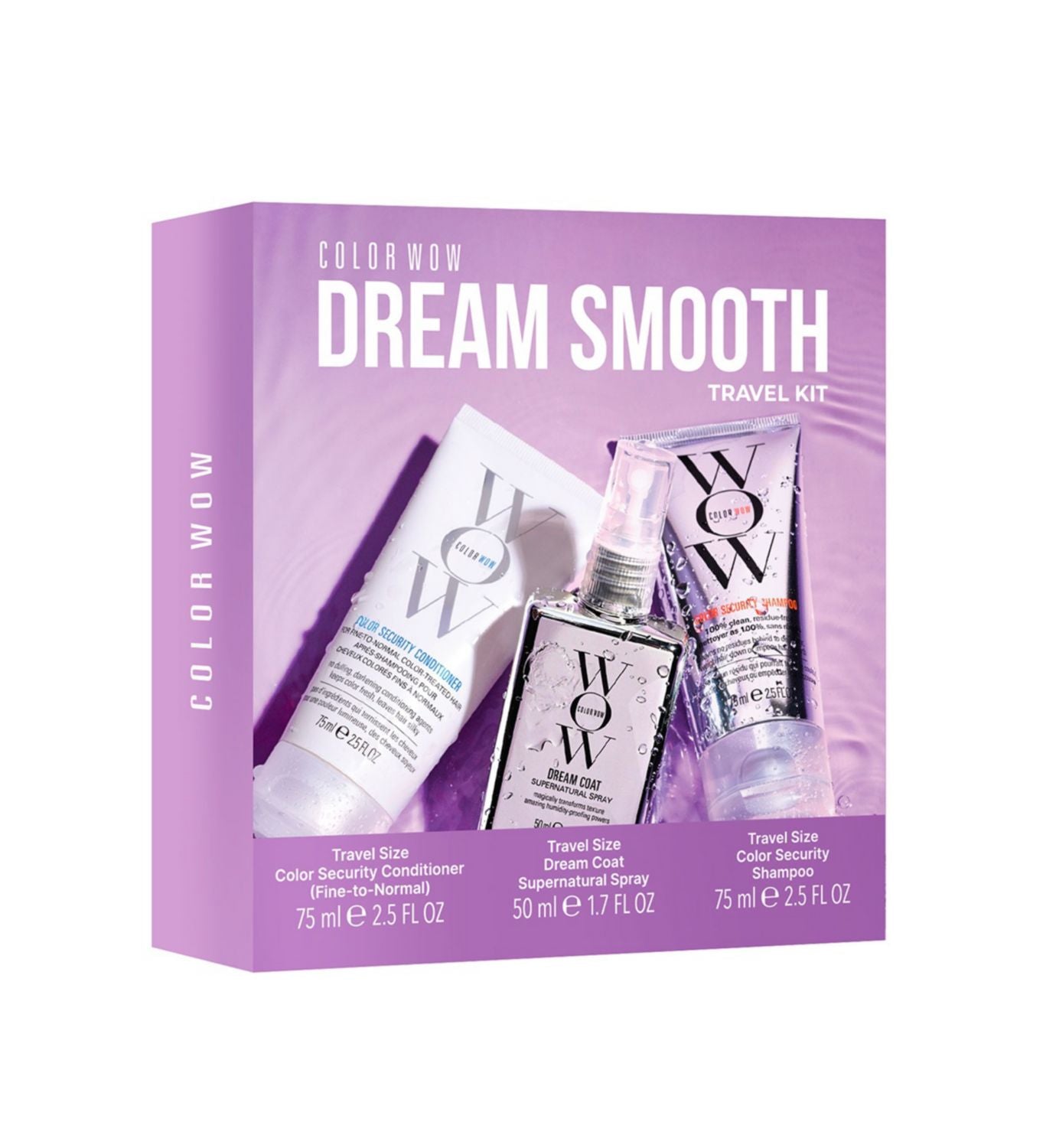Color Wow Dream Smooth Travel Kit mini hair care set - British product