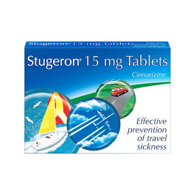 Boots Stugeron 15mg Travel Sickness Tablets 15 Tablets- Buy online at McGrocer