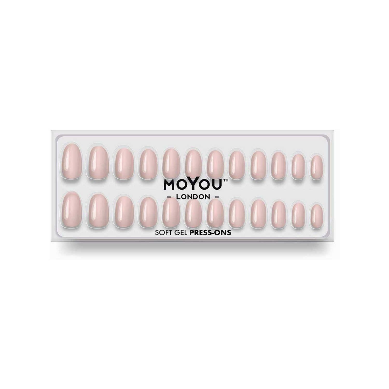 Moyou London glow for it press-on nails set 32-piece (British brand)