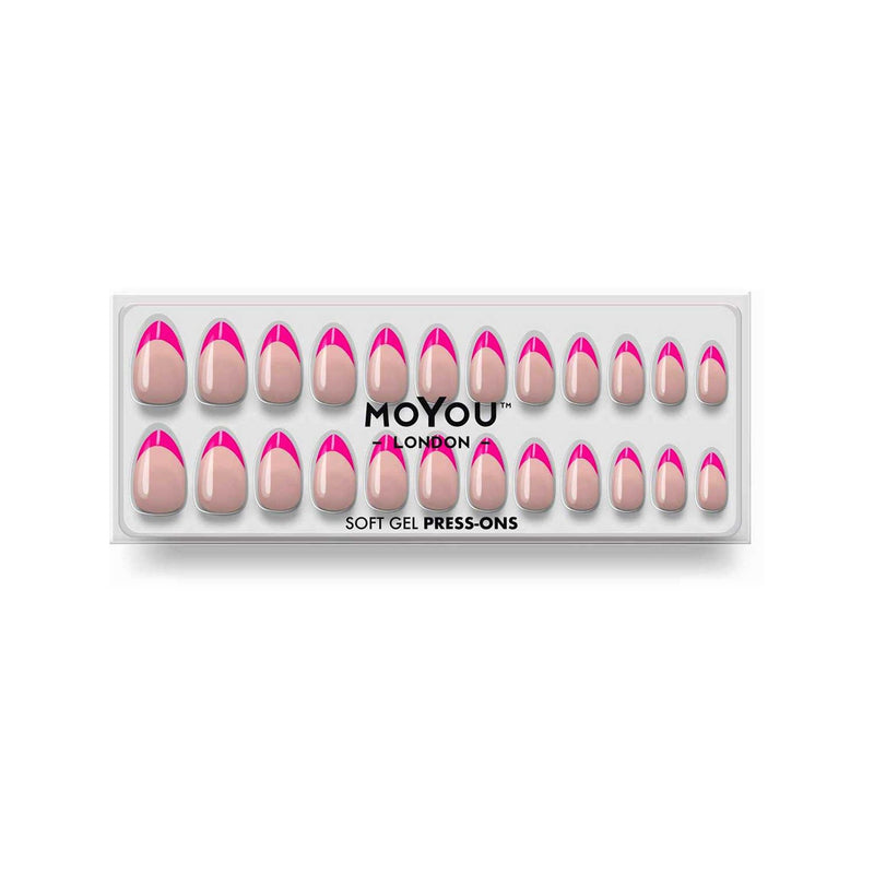 MoYou London press on nails neon knockout set 32 piece, UK version