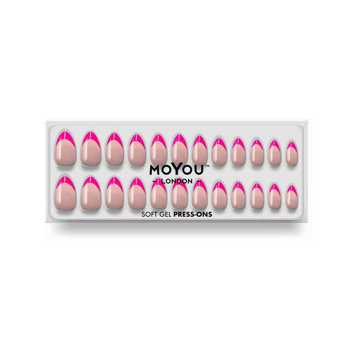 MoYou London press on nails neon knockout set 32 piece, UK version