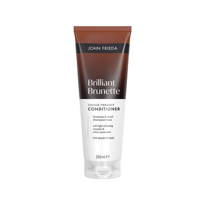 Boots John Frieda Brilliant Brunette Colour Vibrancy Conditioner 250ml- Buy online at McGrocer