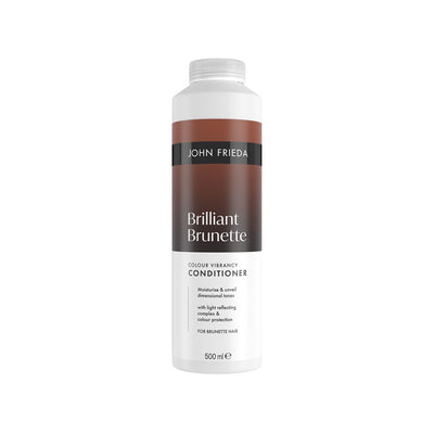 Boots John Frieda Brilliant Brunette Colour Vibrancy Conditioner 500ml- Buy online at McGrocer
