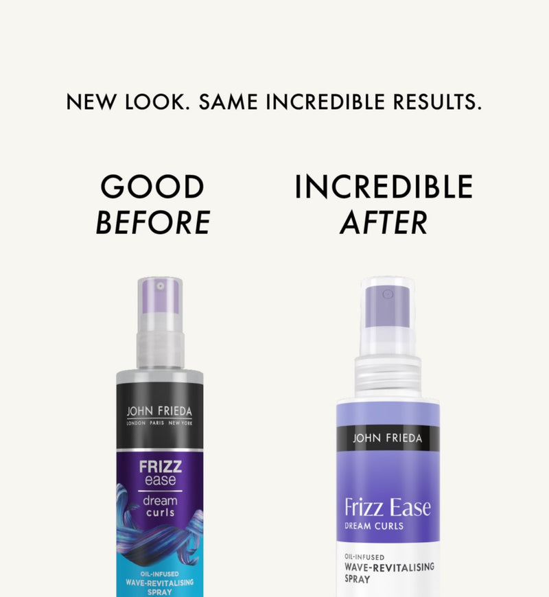 John Frieda Dream Curls wave revitalising spray 150ml, imported from the UK