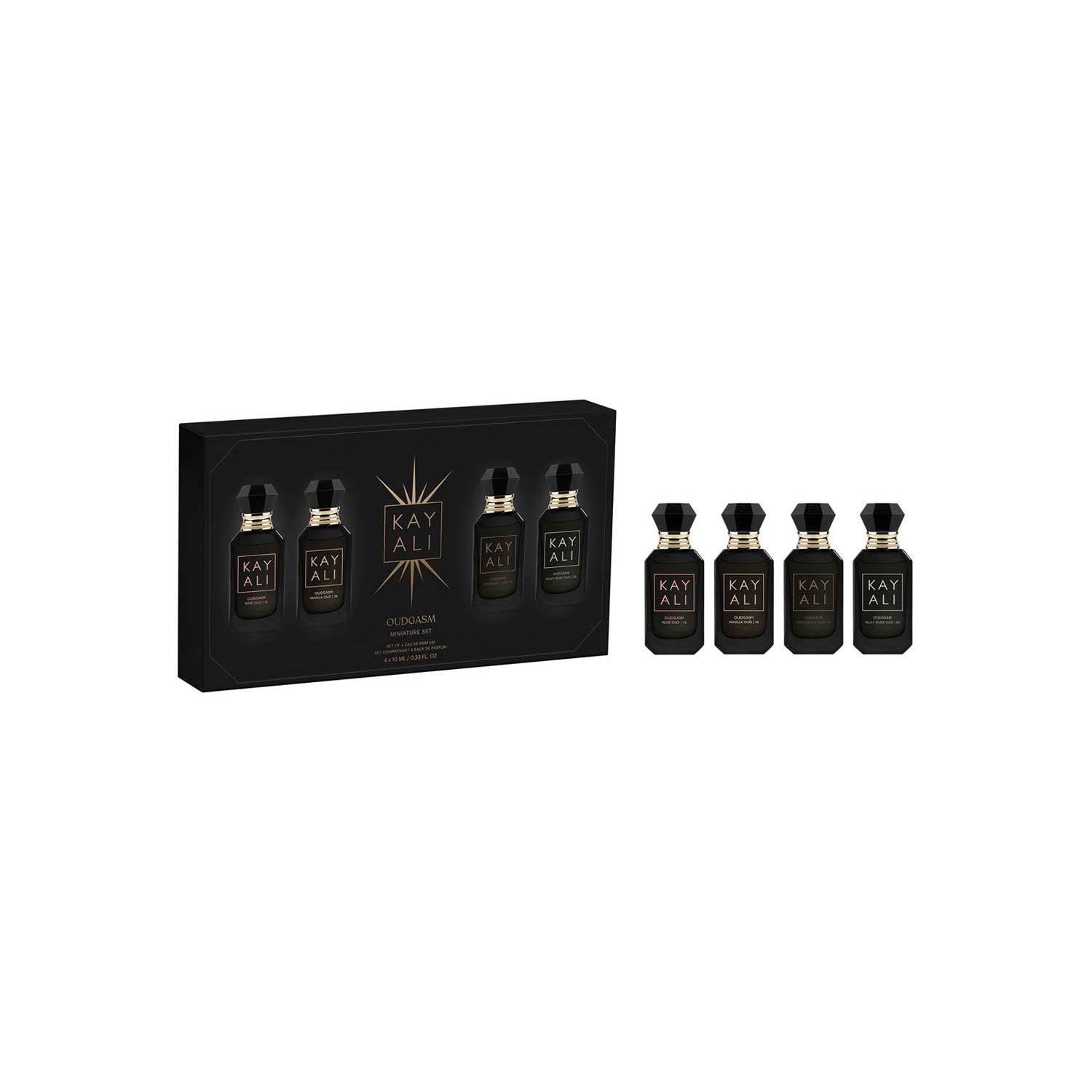Kayali Oudgasm Miniature Set 10ml perfume collection, UK version