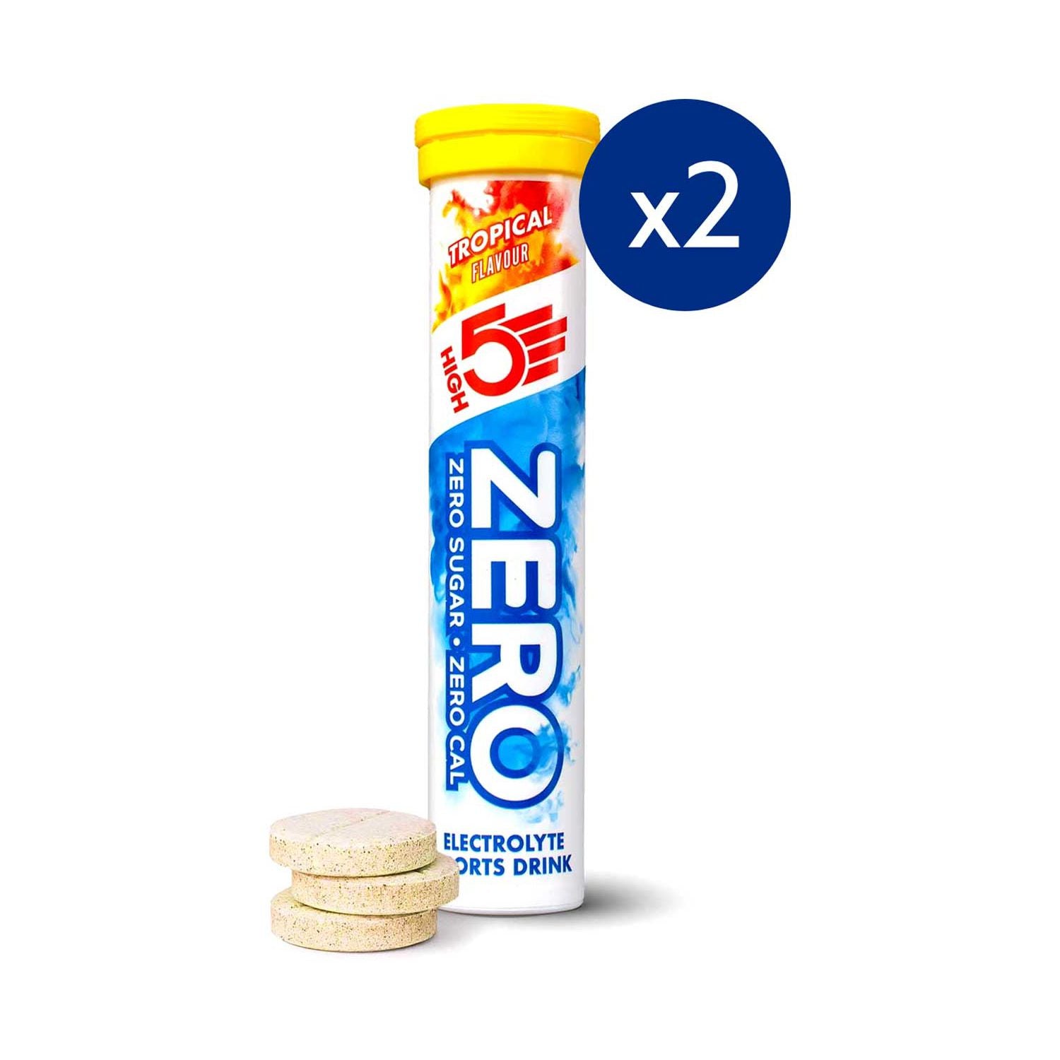 HIGH5 ZERO Tropical hydration tabs 40s, imported from the UK