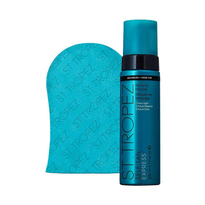Boots St. Tropez Express Self-Tanning Mousse 200ml & Mitt Bundle- Buy online at McGrocer