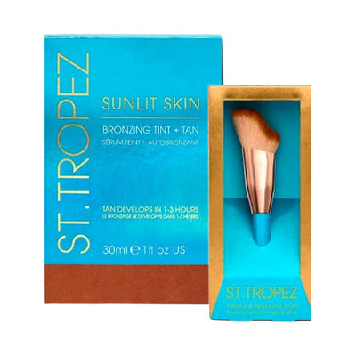 Boots St. Tropez Sunlit Skin & Ultimate Tan Face Brush Bundle- Buy online at McGrocer
