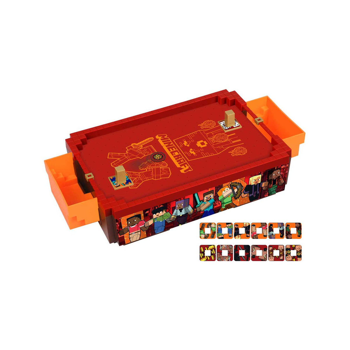 Minecraft mini air hockey table with built-in fan (British brand)