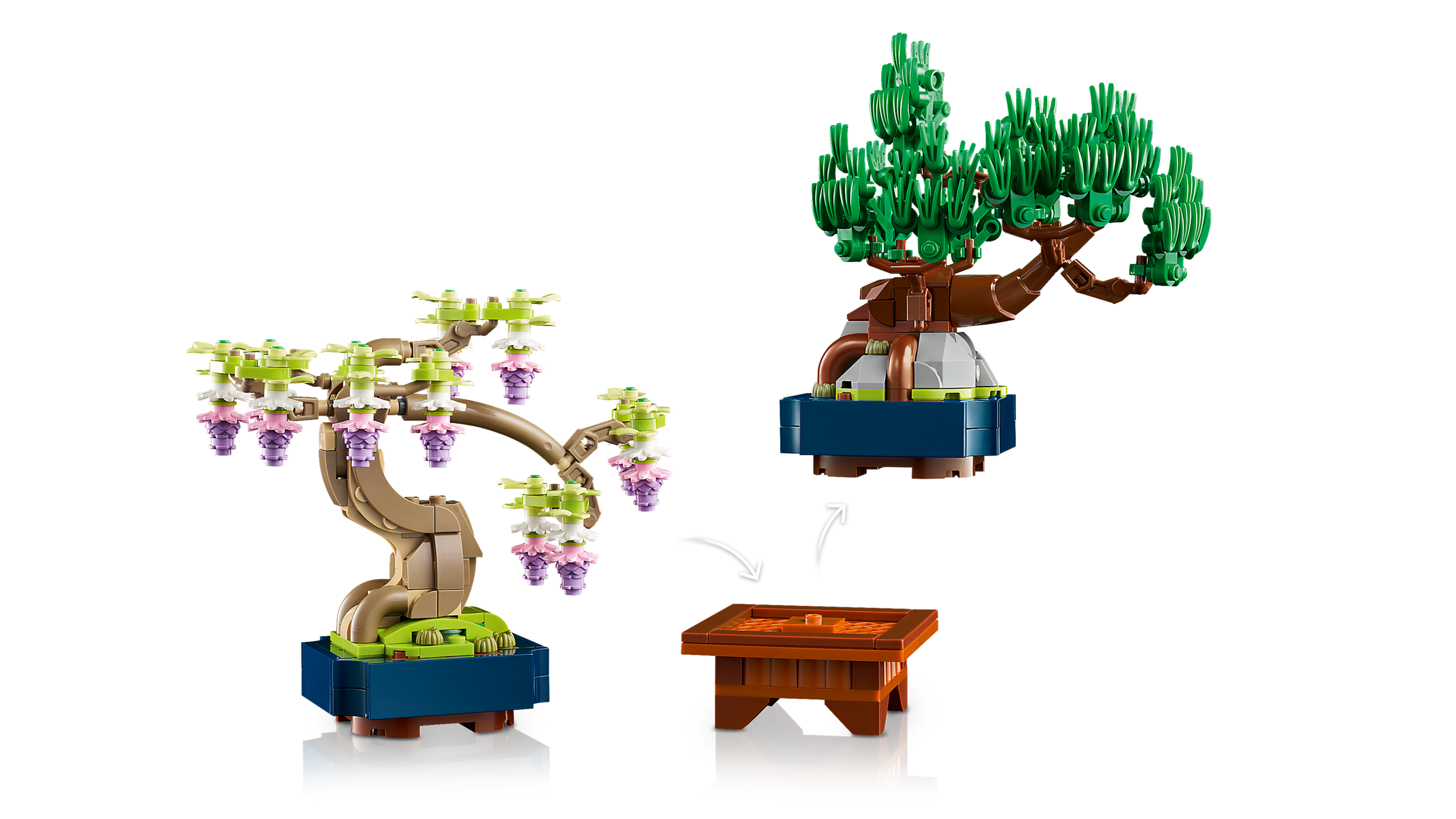 LEGO Mini Bonsai Trees Botanicals 709 Pieces imported from the UK