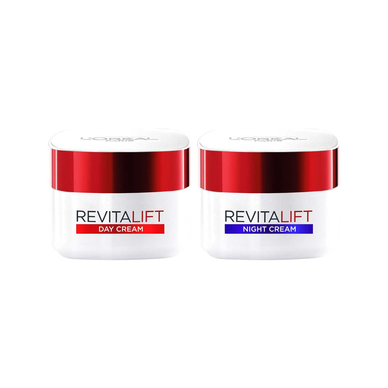 L'Oreal Paris Revitalift day and night cream duo 2x50ml, UK version