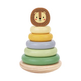 Tooky Toy wooden stacking toy Lion Tower - British product