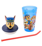 Paw Patrol 3D cap straw tumbler 444ml, imported from the UK