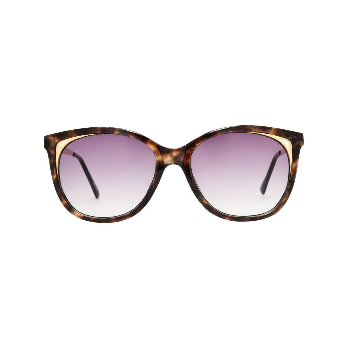 Suuna sunglasses brown tort with gold trims (British brand)