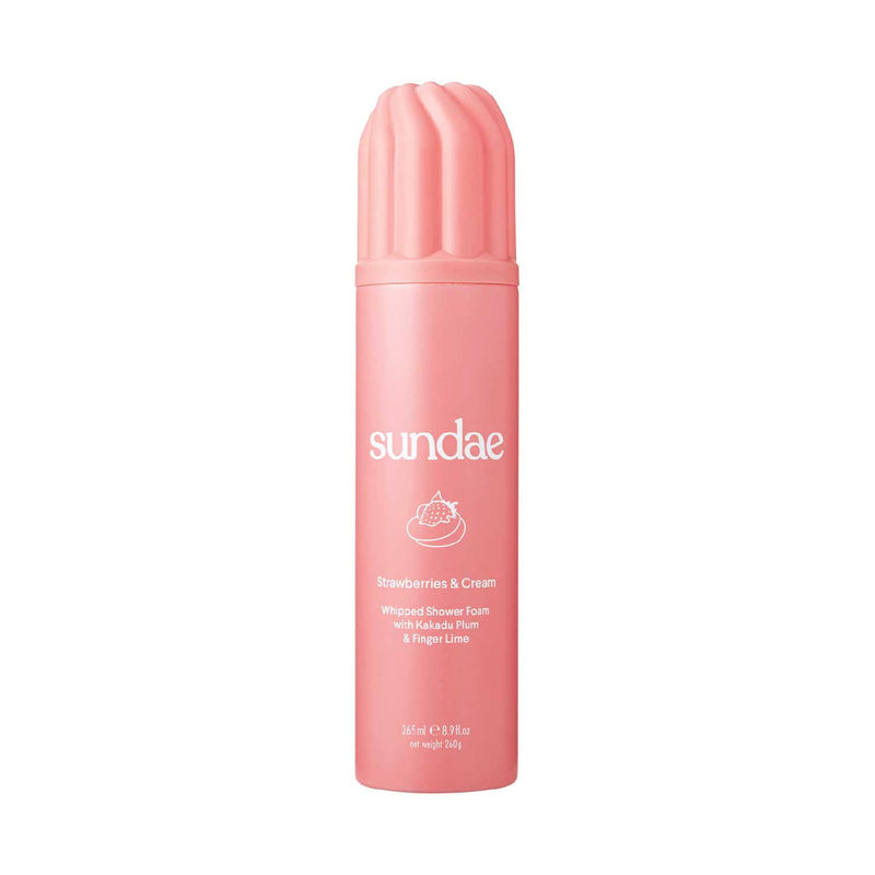 Sundae Strawberries & Cream whipped shower foam 265ml (British brand)