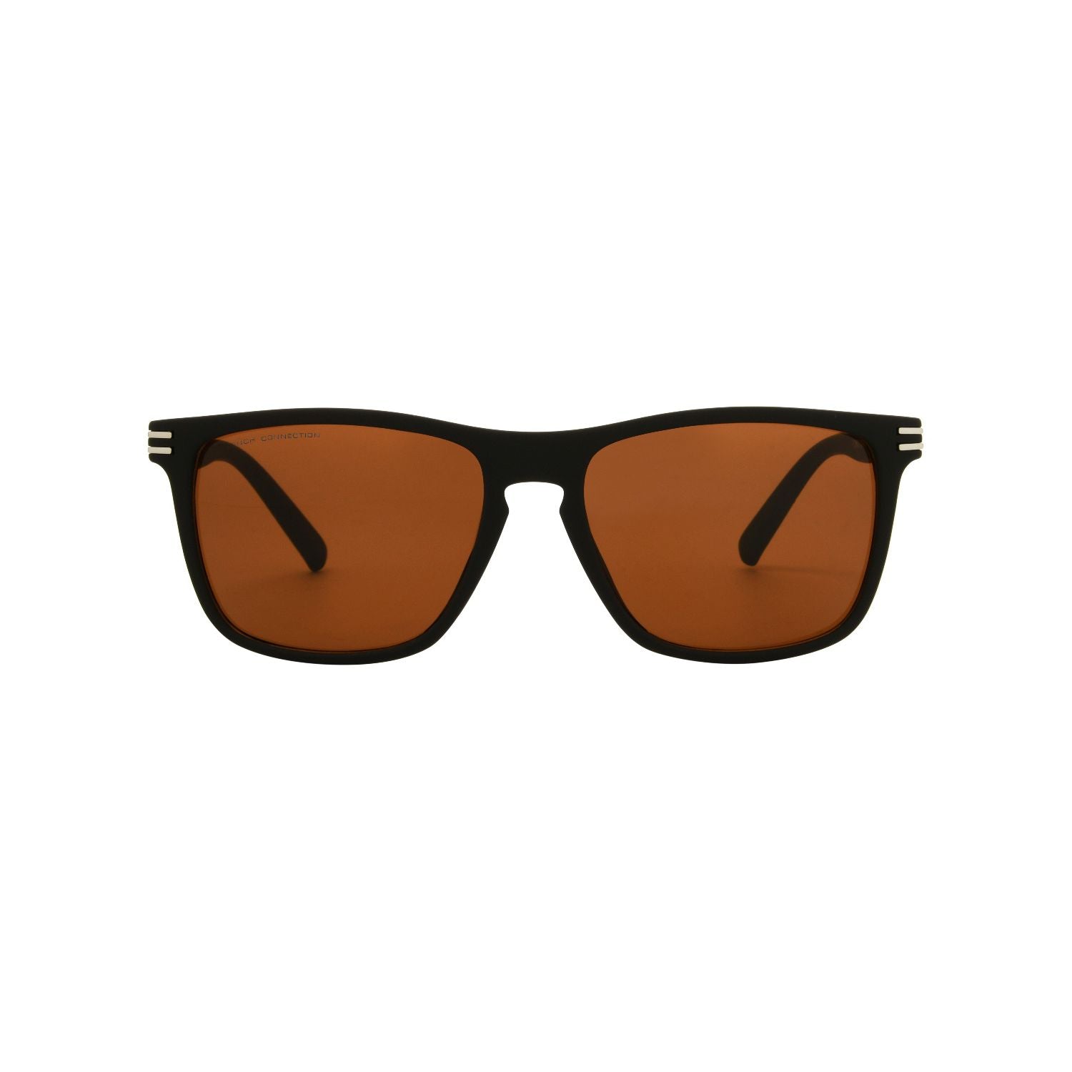 French Connection sunglasses matt dark ground coffee rubber finish (British brand)