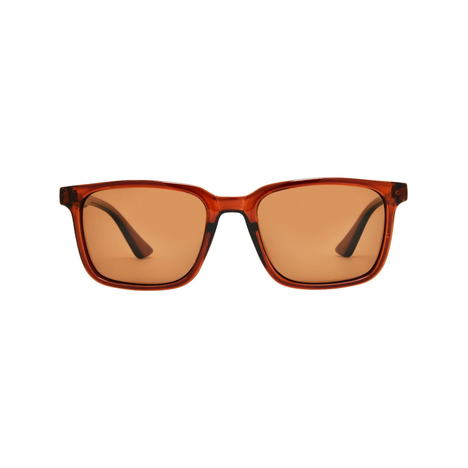 Boots men's polarized sunglasses crystal brown rectangle, UK version