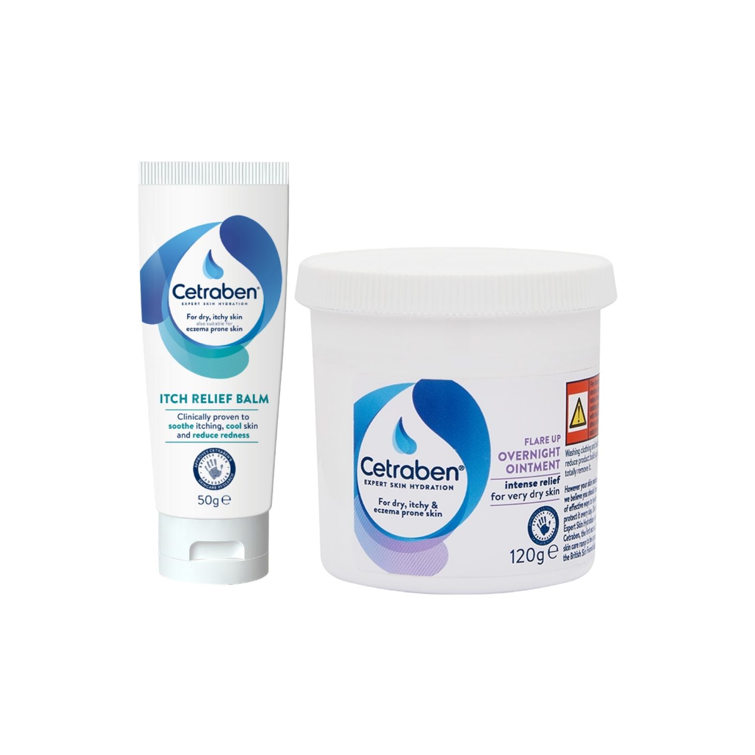 Cetraben dry skin bundle with itch balm and ointment - British product