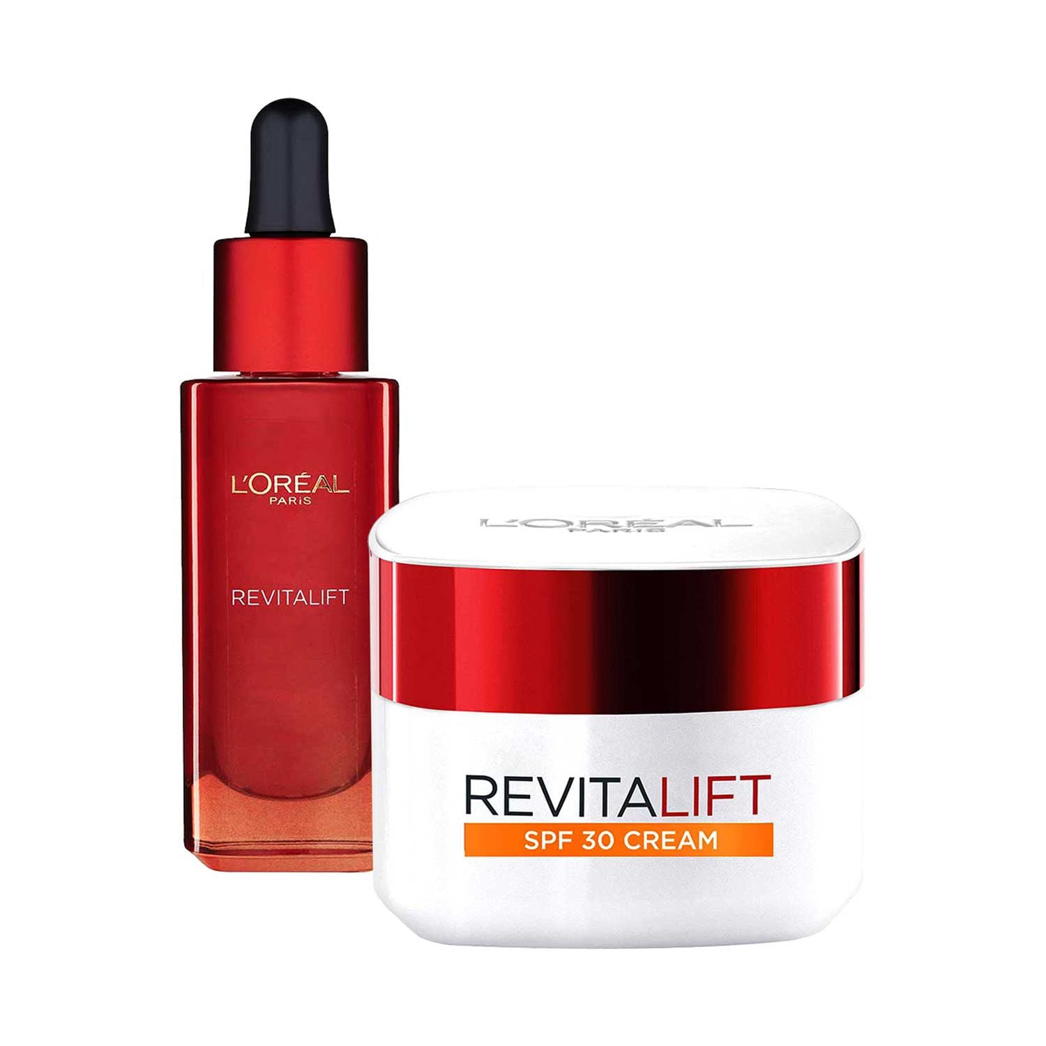 L'Oreal Paris Revitalift Serum + SPF Day Cream, UK version