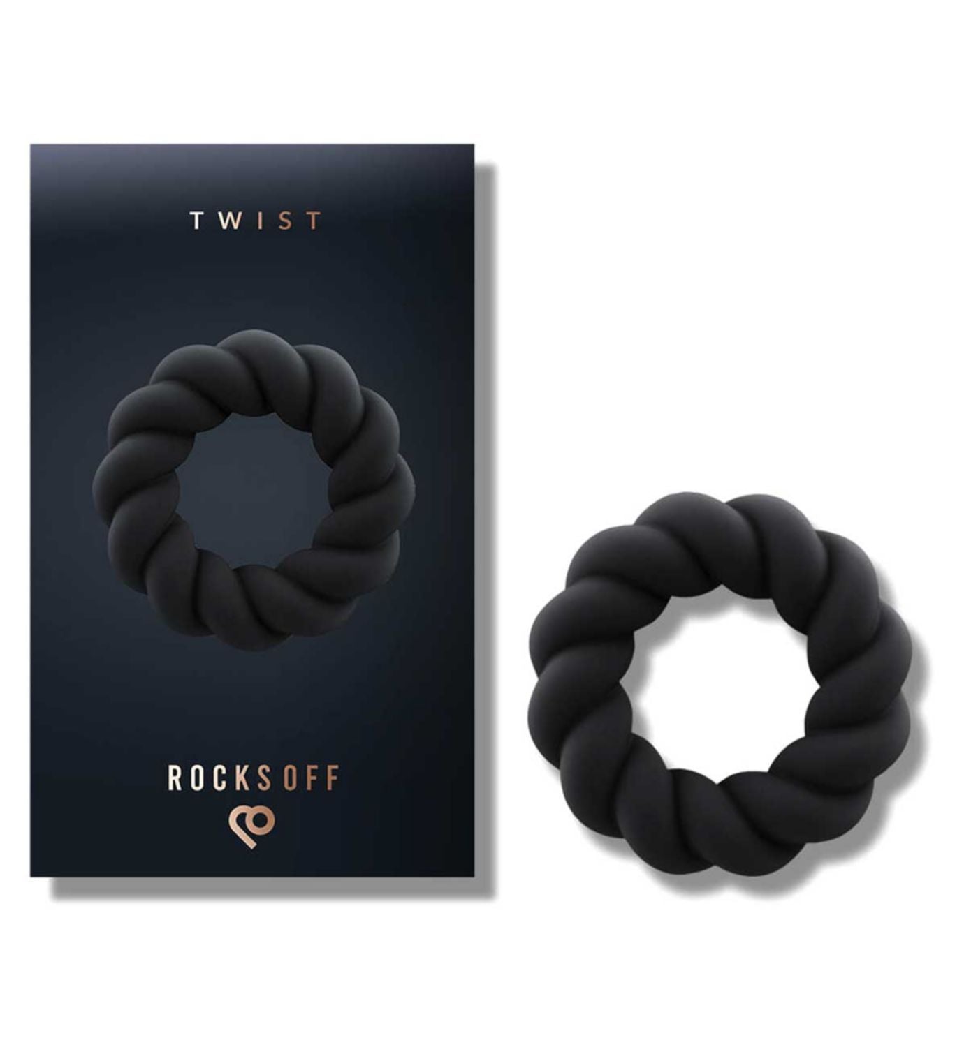 Rocks Off Twist cock ring, imported from the UK