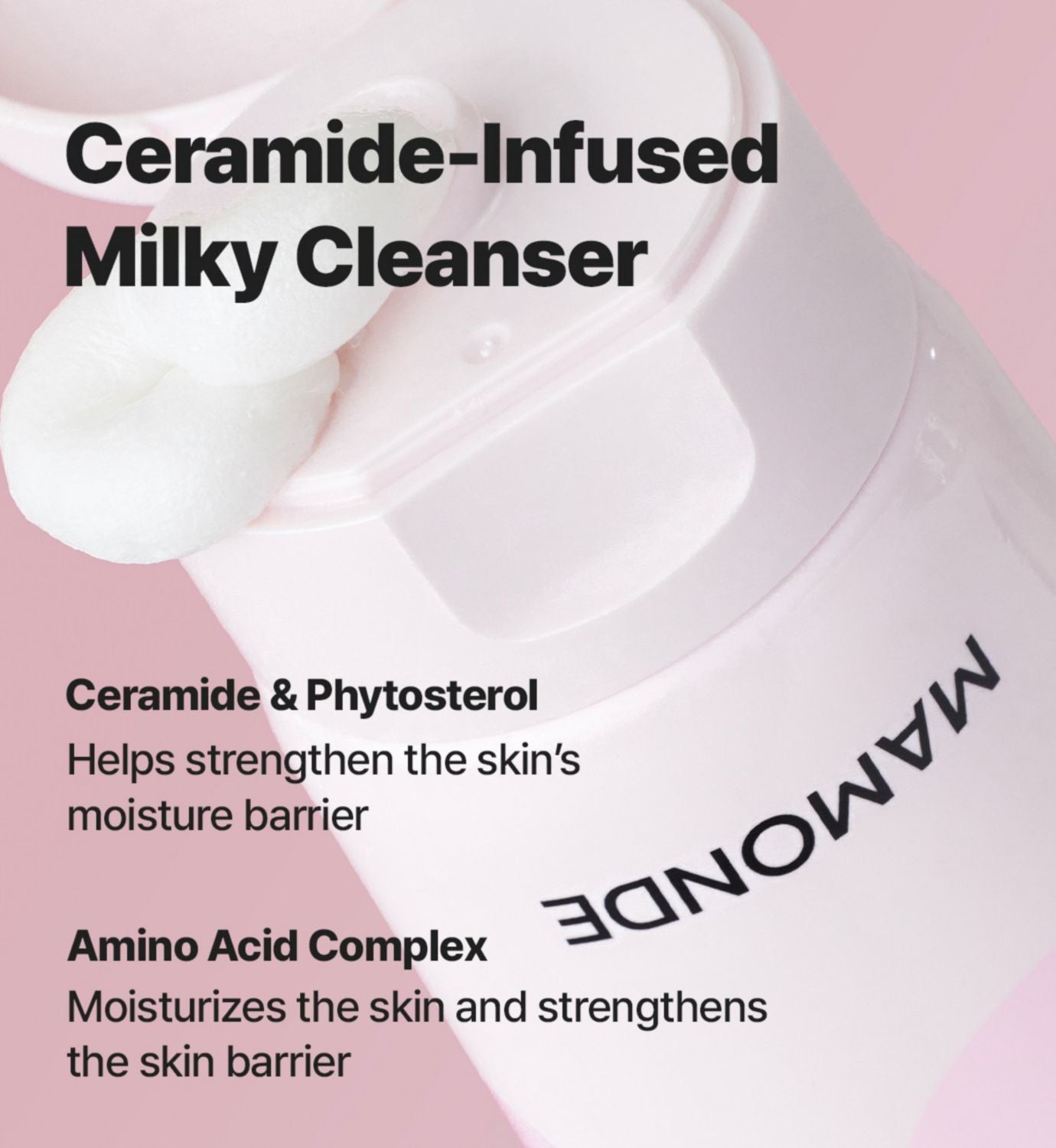 Mamonde Probiotics Ceramide Amino Foam cleanser 120g, UK version