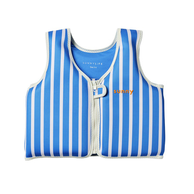 Boots Sunnylife Kids Swim Vest Tino the Tiger Blue 3-6 Years- Buy online at McGrocer